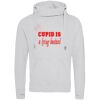 Cross neck hoodie Thumbnail
